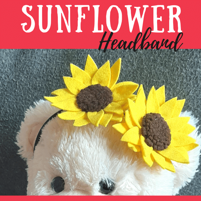 How to make a sunflower headband for kids