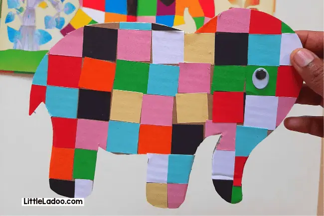 Elmer preschool craft