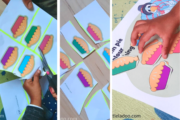 Colour matching - Cut and paste activity