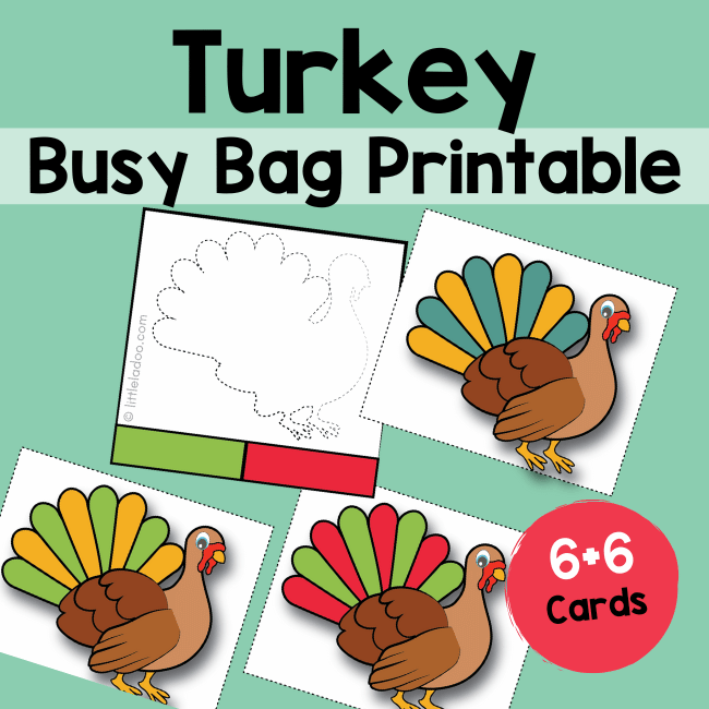 Turkey Busy Bag Printable