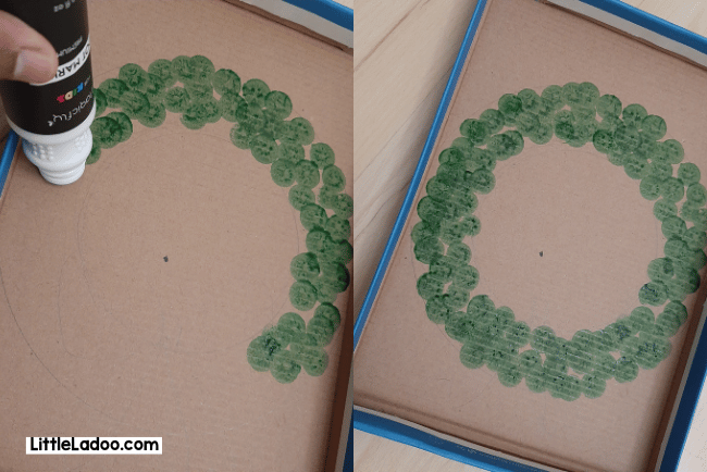 DIY Cardboard Wreath Game