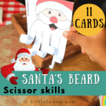 Santa’s beard Scissor Skills
