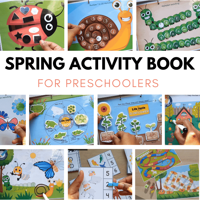 all activities from spring busy book