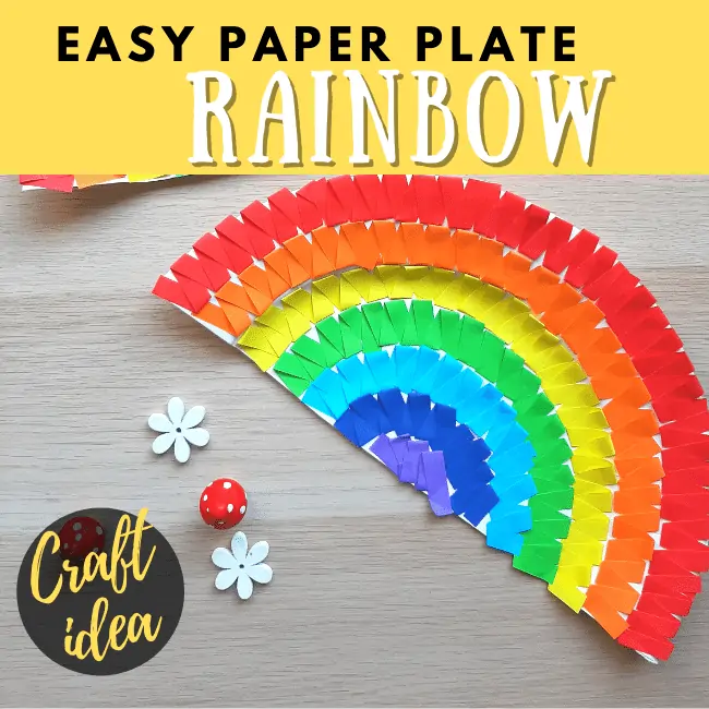 How to make rainbow with paper, Paper Rainbow, Rainbow Craft Ideas With  Paper