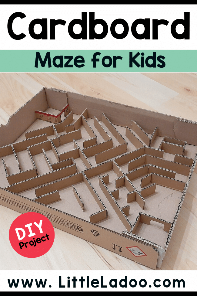 How to make a cardbord maze at home