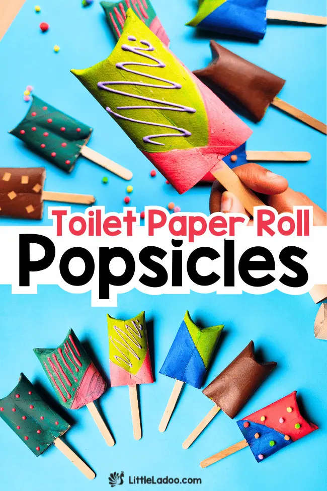 Toilet Paper Roll popsicles