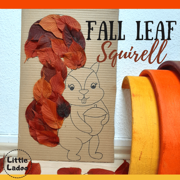 fall leaf squirrel craft