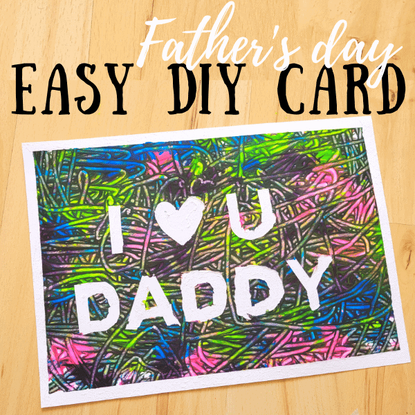 DIY Father's day card