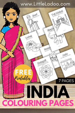 India colouring sheets pdf 