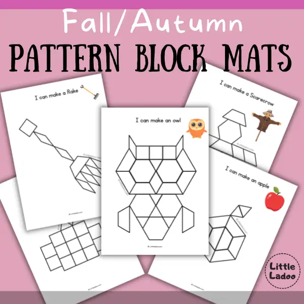 Large Squares for Pattern Block Set  Pattern blocks, Pattern, Square  printables