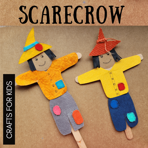 Scarecrow craft for kids
