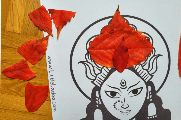 Fall leaf crown project