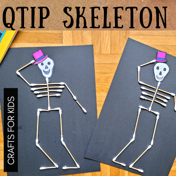 qtip skeleton craft