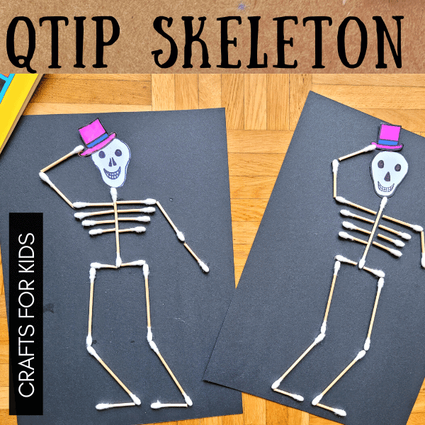 qtip skeleton craft