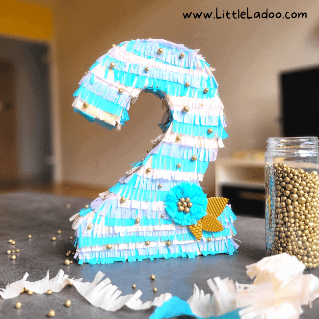 DIY Number 2 Pinata 