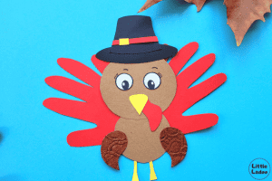 Turkey Handprint Craft - {Free Template}