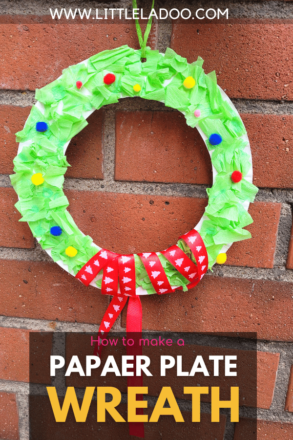 Easy Christmas wreath craft