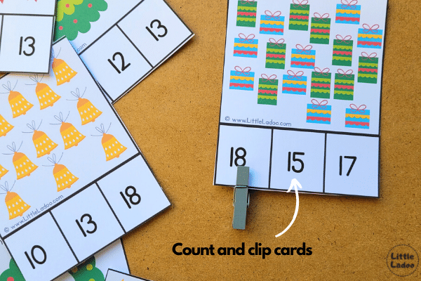 Count and clip cards