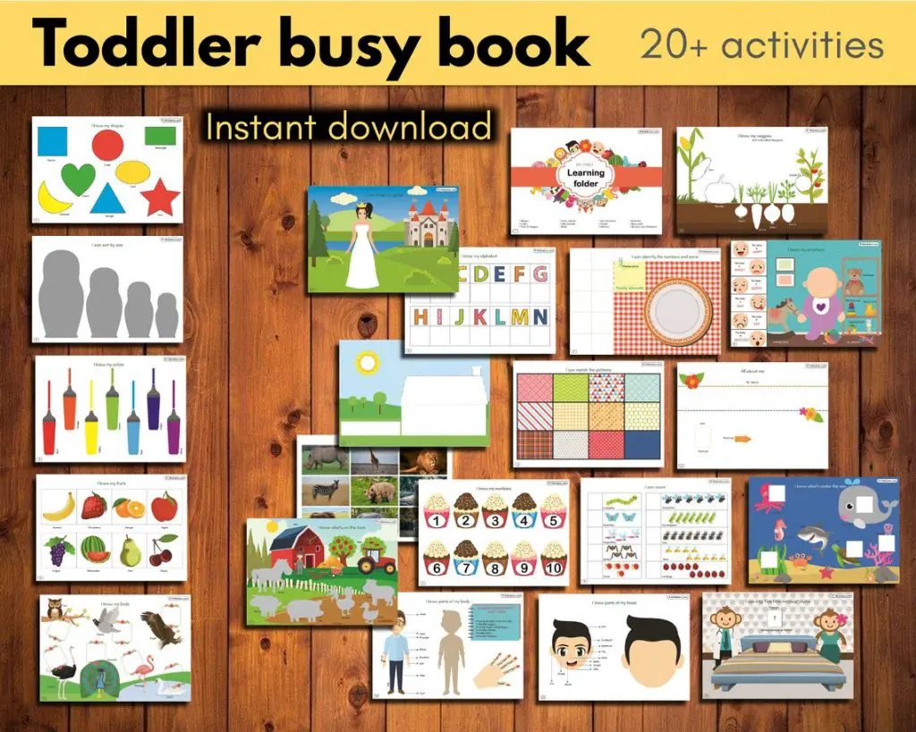 Toddler busy book