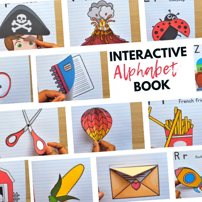 Interactive ABC book for kids