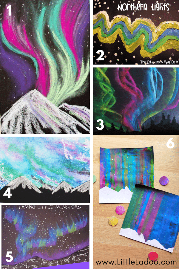 Northern Lights art projects for kids