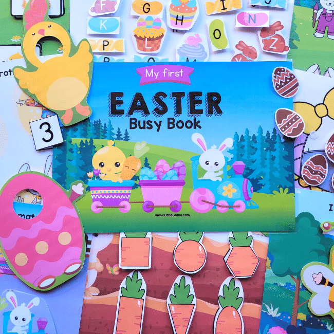 Easter Busy book learning binder