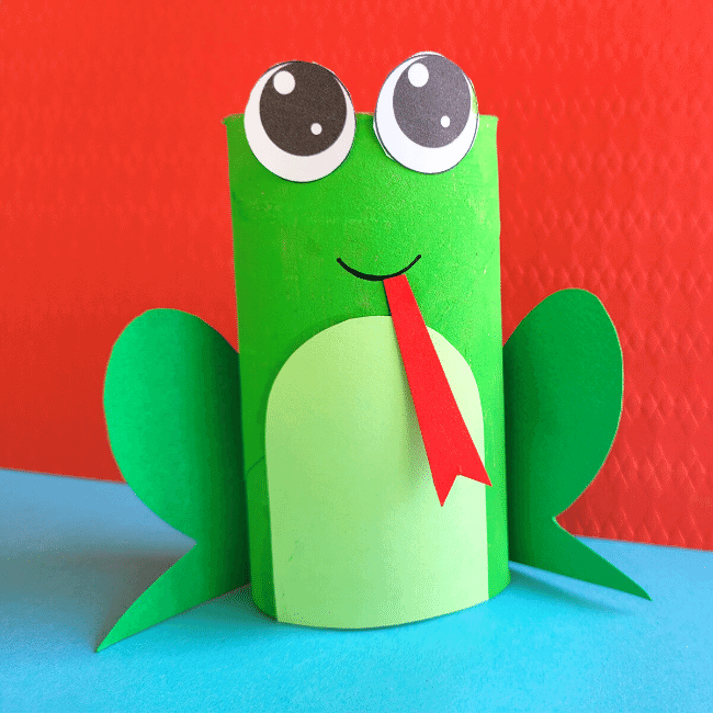 Frog Paper Bag Puppet Craft - YouTube