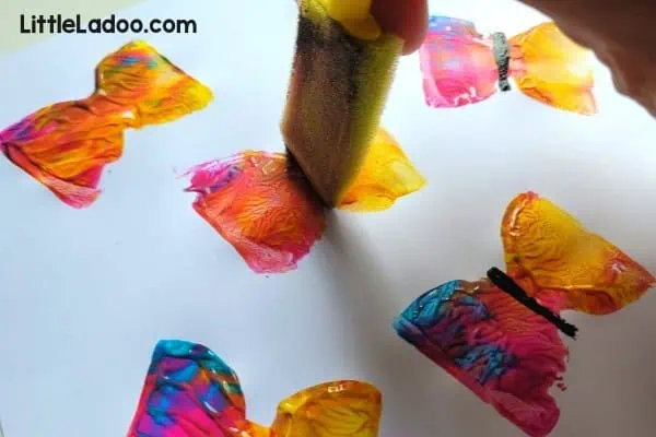 Butterfly paint art