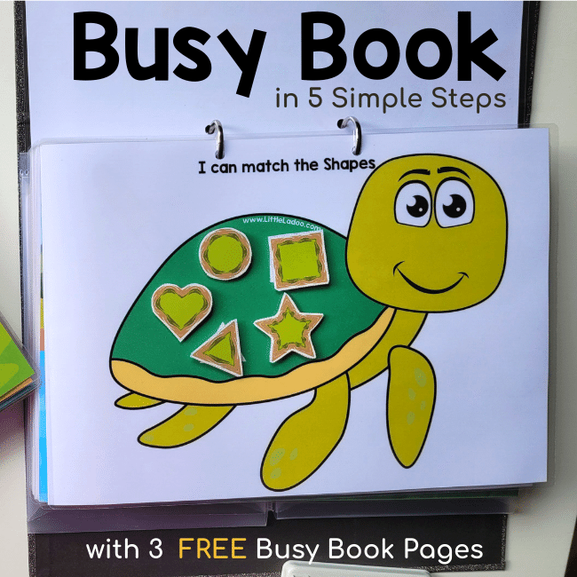 How to Make a Printable Busy Book for your Child? - Little Ladoo