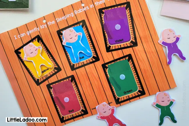 Colours Matching Busy book Activity
