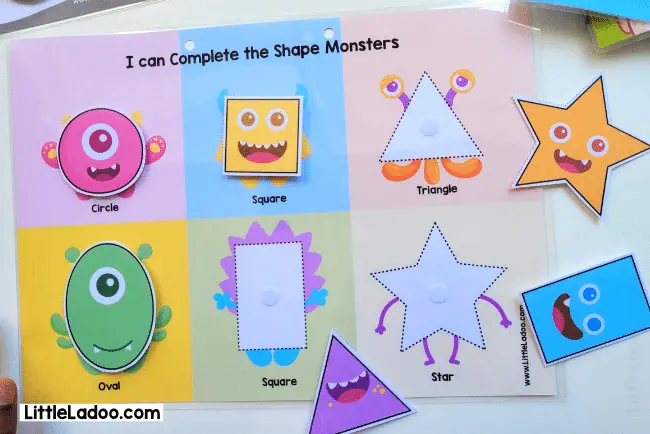 Shape matching Activity