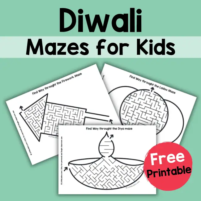 Diwali Maze for kids