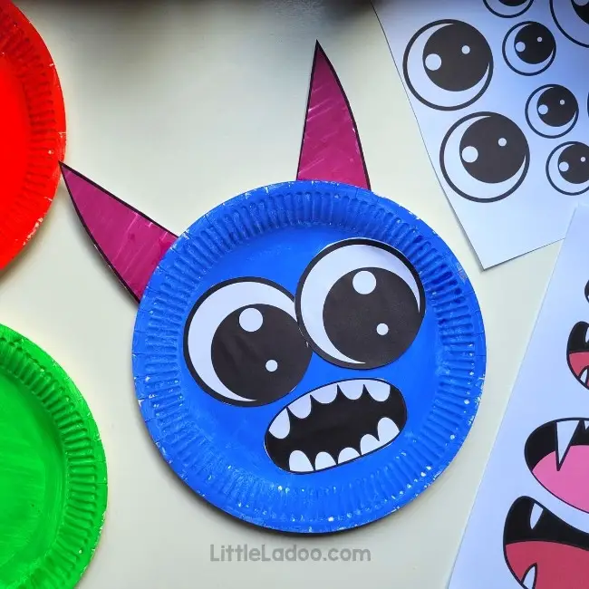 Paper plate Monster Craft