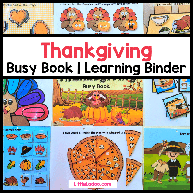 Thanksgiving busy book 