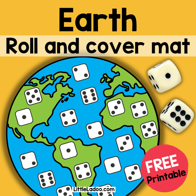 Earth roll and cover printable