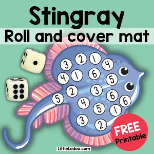 Stingray Roll and cover mat Printable