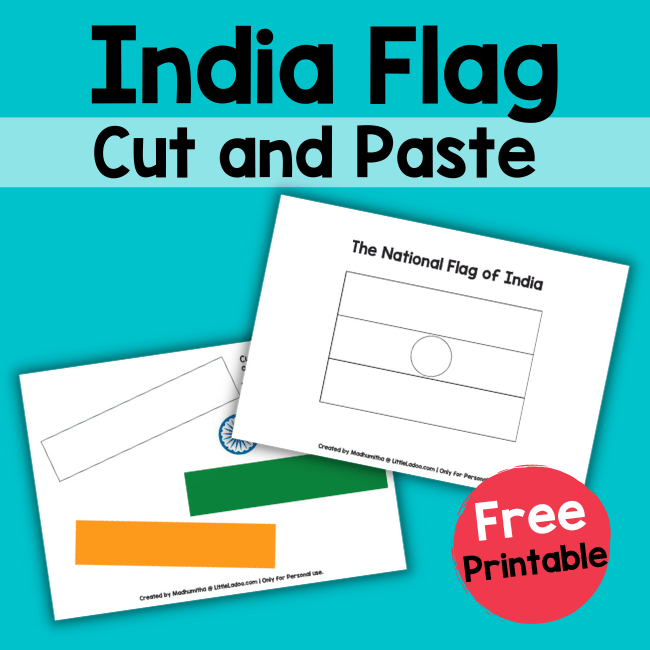 Indian Flag template