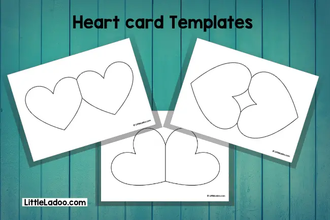 heart card templates