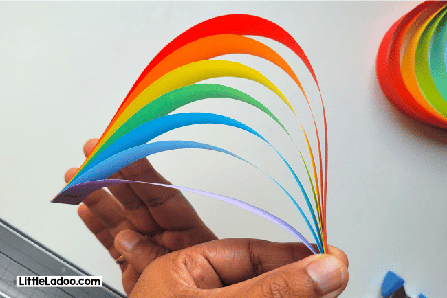 Paper Rainbow craft