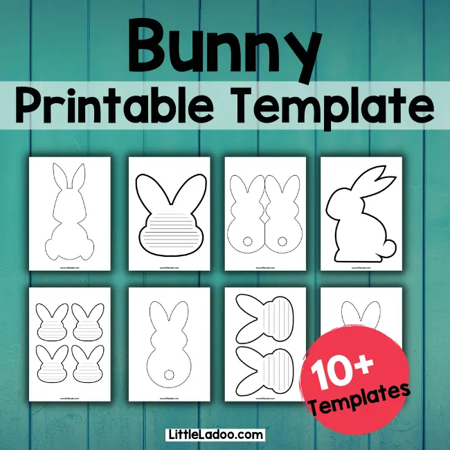 Easter Bunny Printable Template