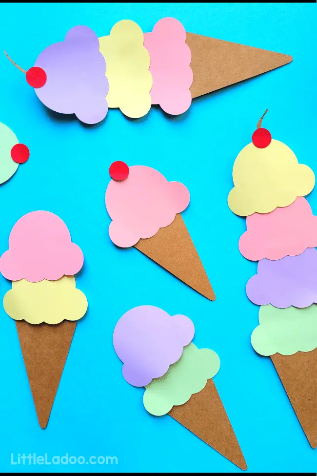 Icecream cone Craft for kids