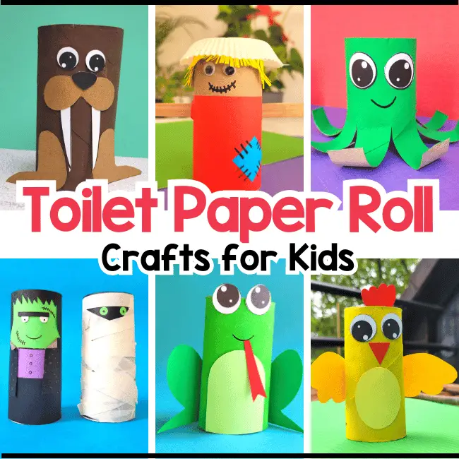 Toilet Paper Roll Crafts for kids