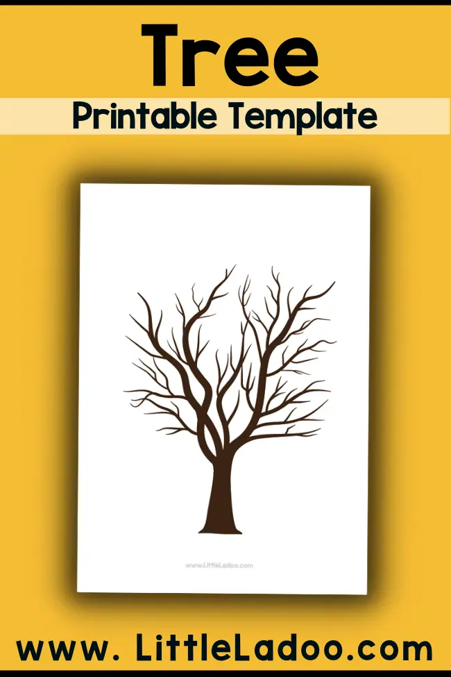 Tree Template Printable - Free Printable for Arts and Crafts