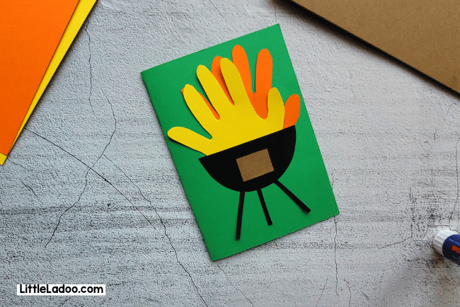 Father's day Handprint Grill Craft
