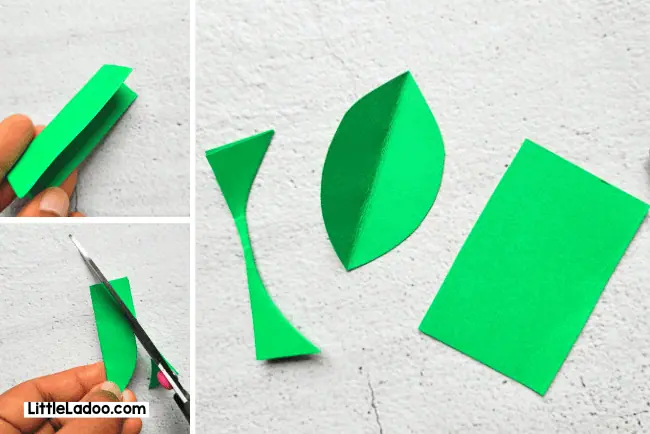 How to make an easy Paper leaf for Craft