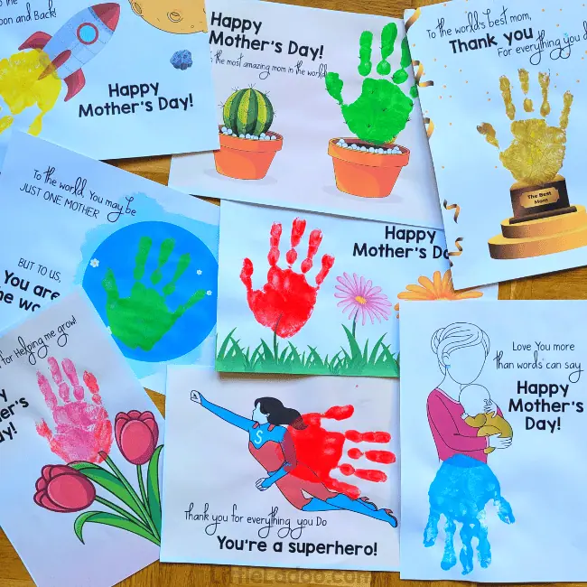 Mother's Day Handprint Art