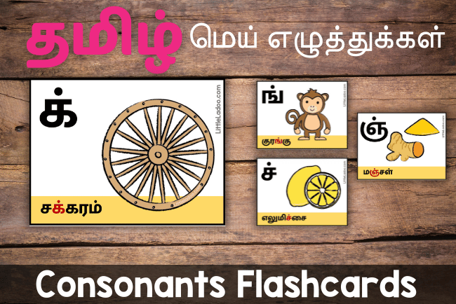 Tamil Mei eluthukal Flashcards