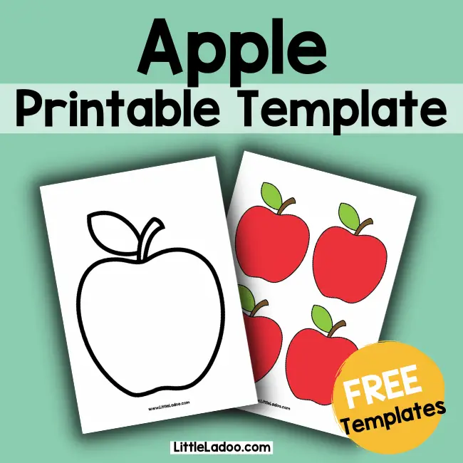 Apple template Printable