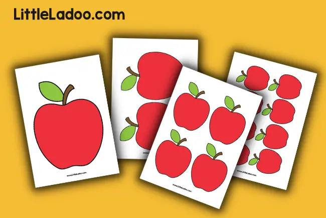 Apple Template Printable - Free Pack for Creative Apple Activities for Free Printable Red Apple Template
