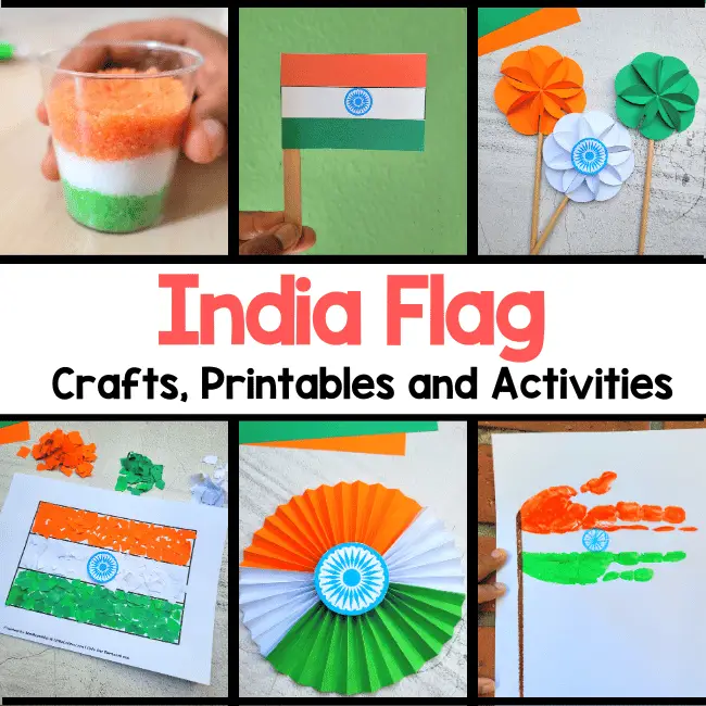 India Flag Activities for kids